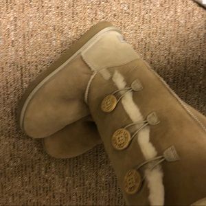 UGG tall bailey button boots in sand